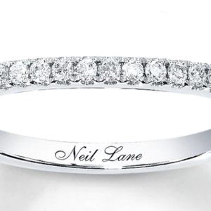 NEIL LANE BRIDAL BAND 1/5 CT TW DIAMONDS 14K WHITE GOLD